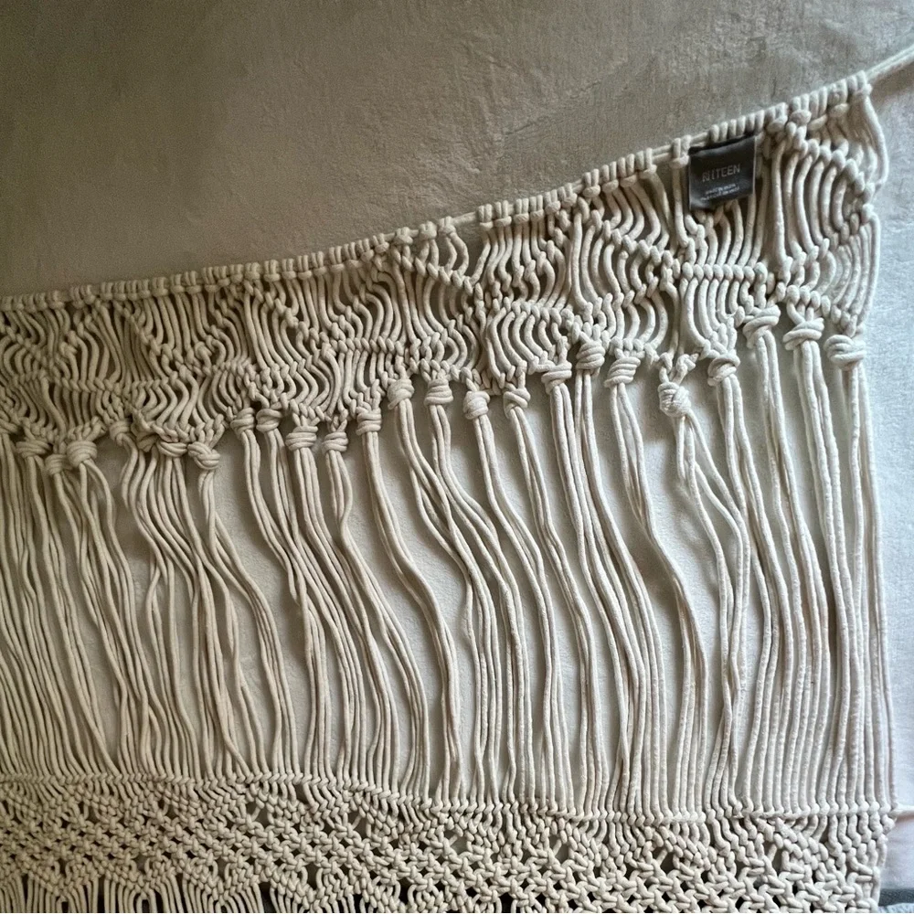 Restoration Hardware Teen - OMBRÉ MACRAMÉ DRAPERY PANEL